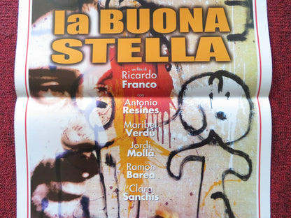 LA BUONA STELLA / LUCKY STAR ITALIAN LOCANDINA POSTER ANTONIO RESINES 1997 Rendezvous Cinema Movie posters