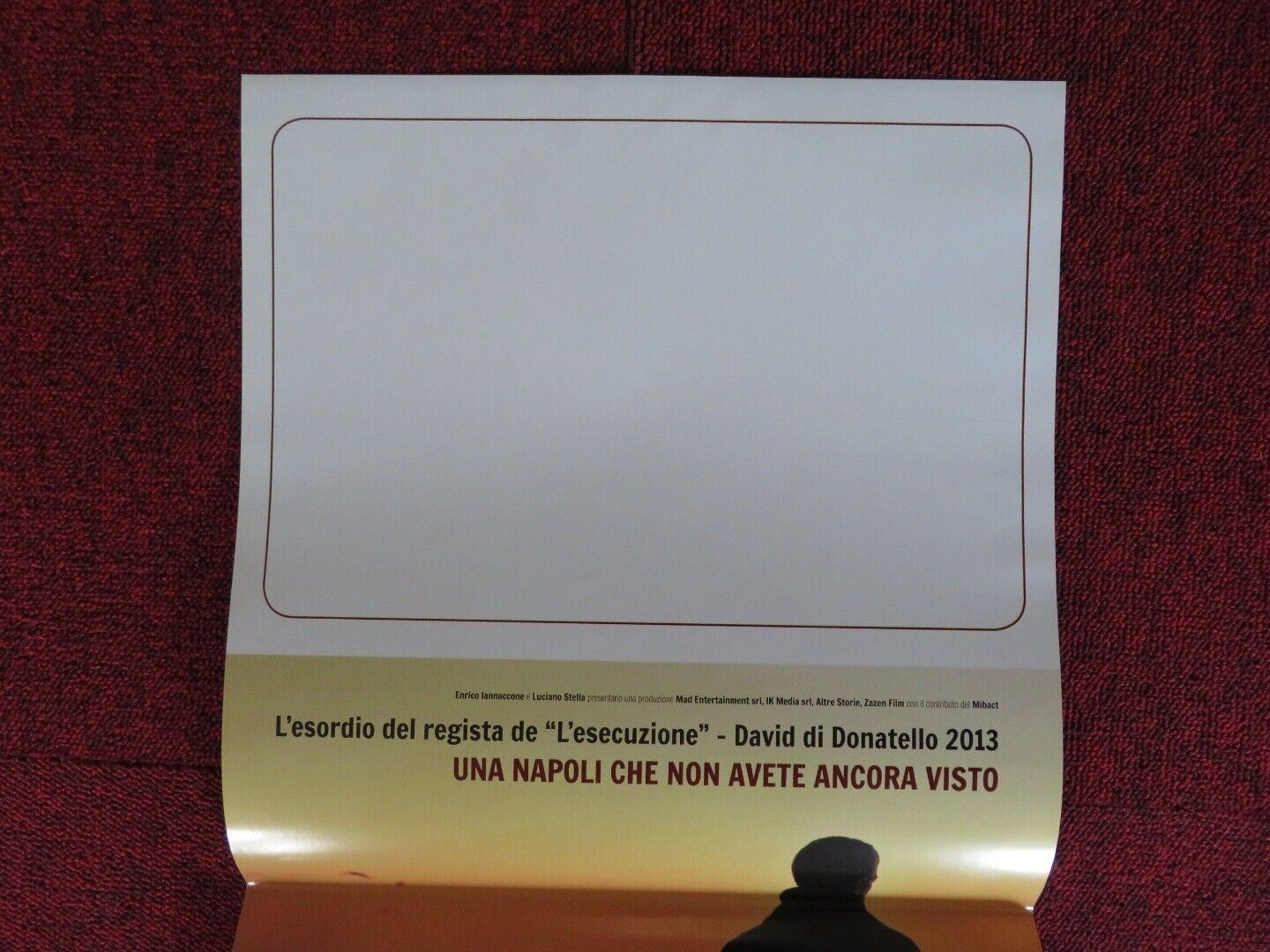 LA BUONA USCITA ITALIAN LOCANDINA (27"x12.5") POSTER MARCO CAVALLI 2016 - Rendezvous Cinema