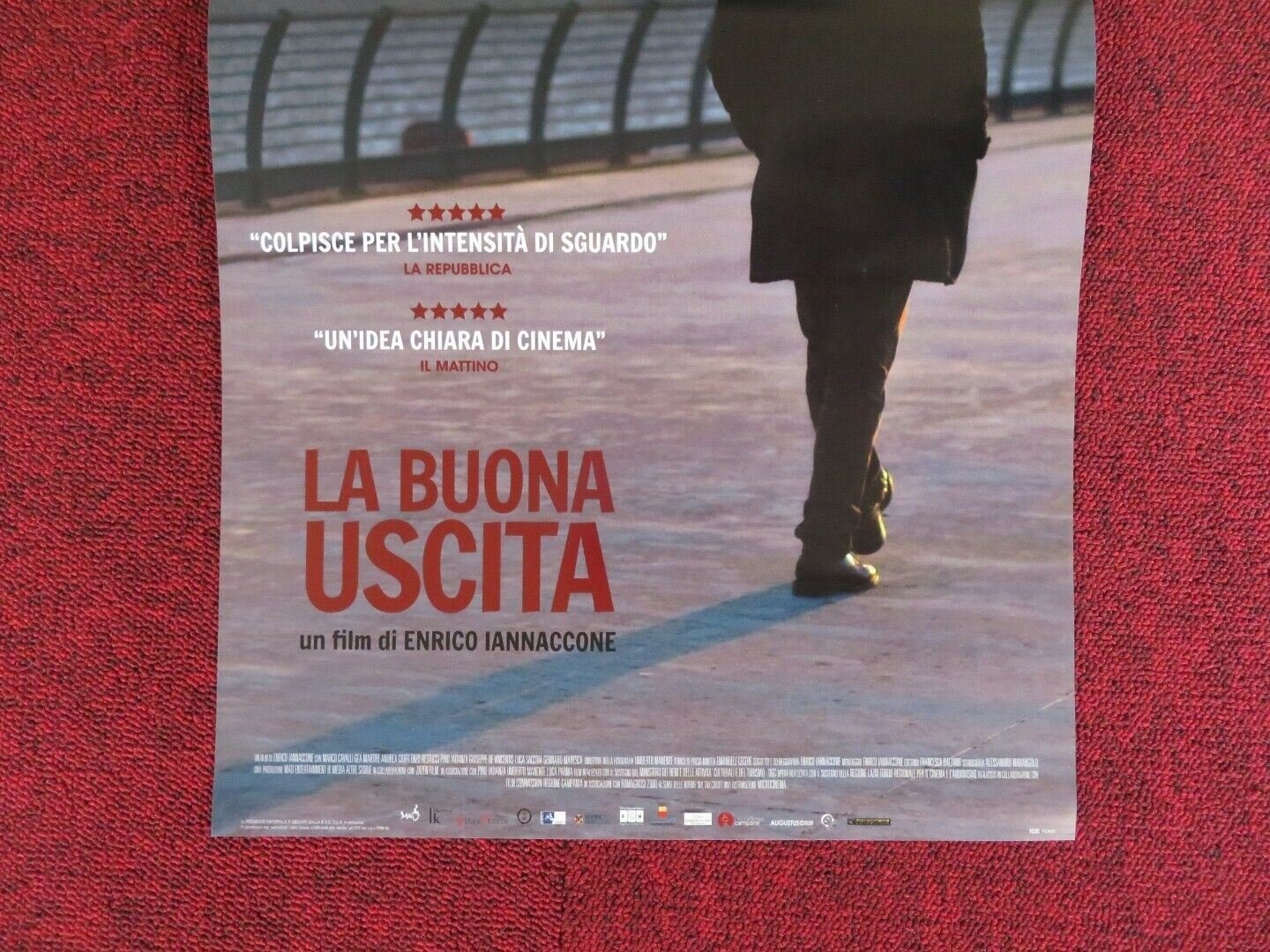 LA BUONA USCITA ITALIAN LOCANDINA (27"x12.5") POSTER MARCO CAVALLI 2016 - Rendezvous Cinema