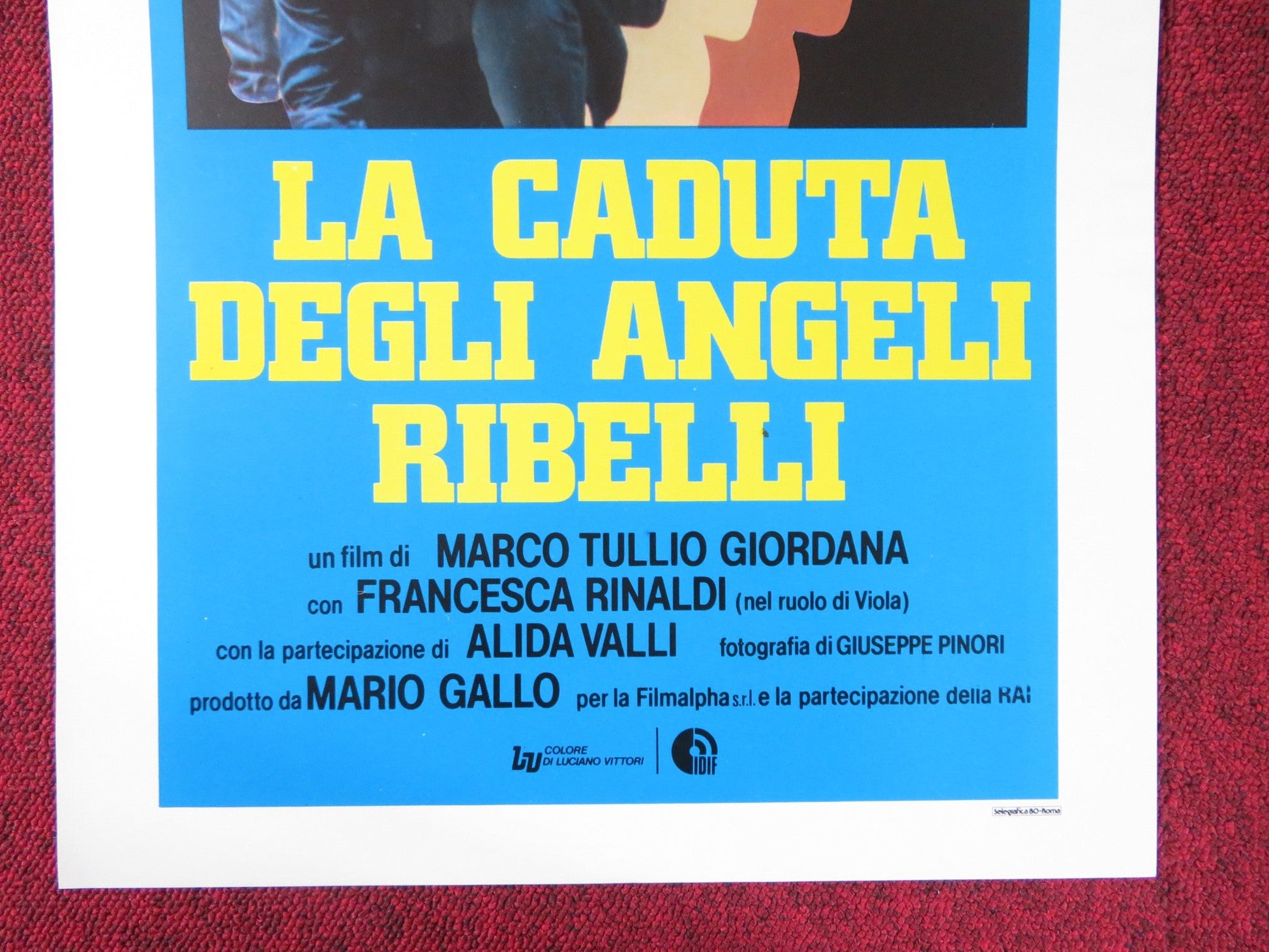 LA CADUTA DEGLI ANGELI RIBELLI ITALIAN LOCANDINA POSTER CLIO GOLDSMITH 1981 Rendezvous Cinema Movie posters