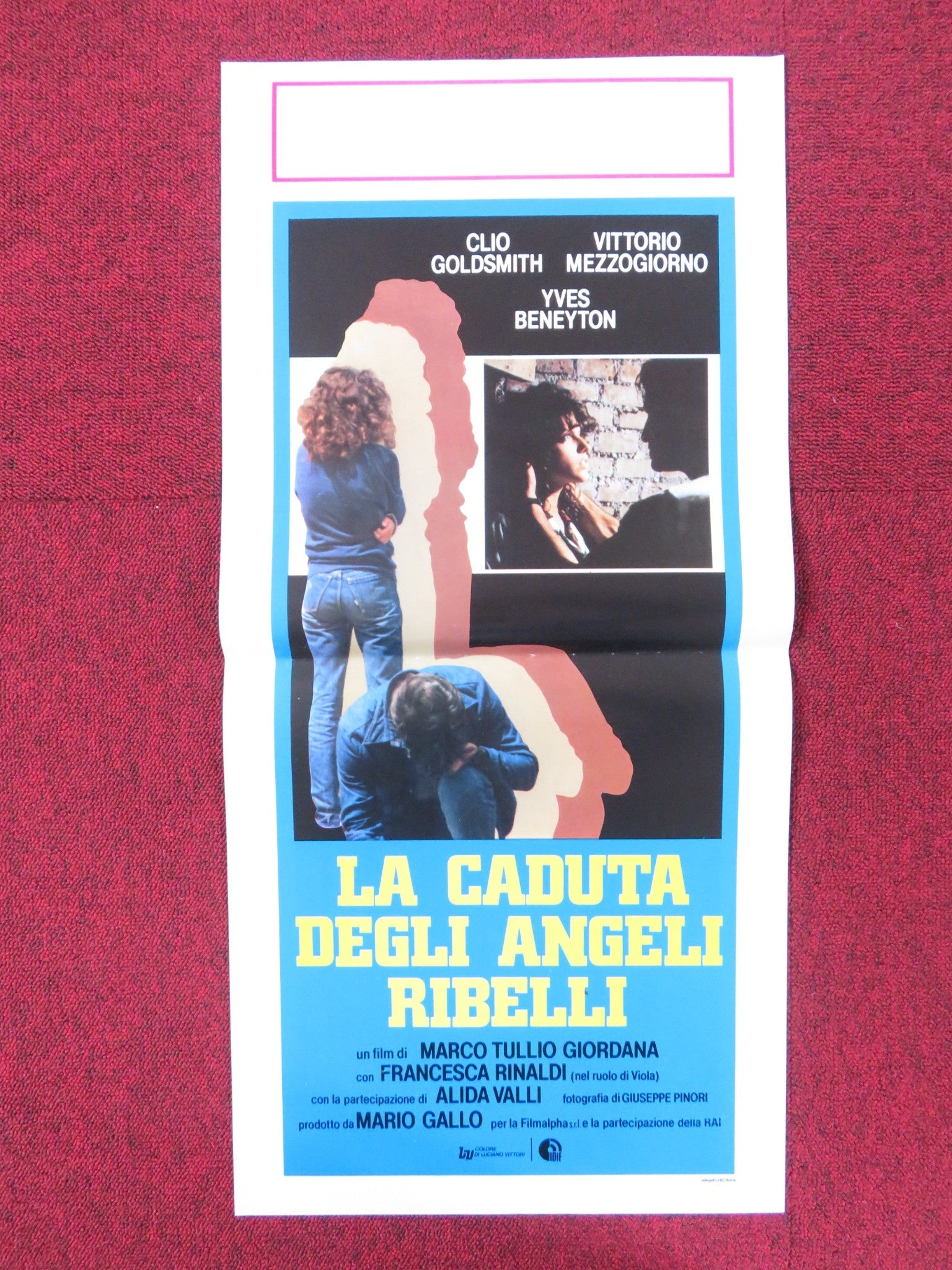 LA CADUTA DEGLI ANGELI RIBELLI ITALIAN LOCANDINA POSTER CLIO GOLDSMITH 1981 Rendezvous Cinema Movie posters