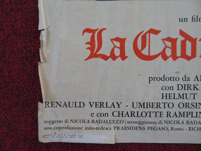 LA CADUTA DEGLI DEI ITALIAN FOTOBUSTA POSTER DIRK BOGARDE INGRID THULIN 1969 Rendezvous Cinema Movie posters