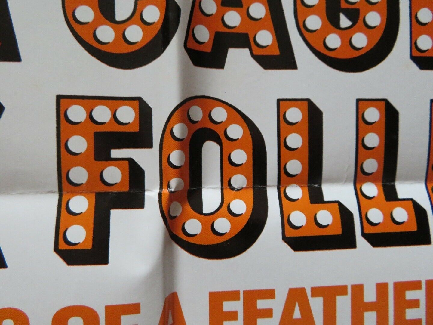 LA CAGE AUX FOLLES / BIRDS OF A FEATHER FOLDED US ONE SHEET POSTER 1978 Movie posters