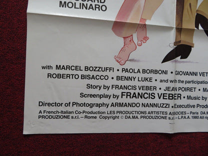 LA CAGE AUX FOLLES II FOLDED US ONE SHEET POSTER MICHEL SERRAULT U. TOGNAZZI '80 - Rendezvous Cinema