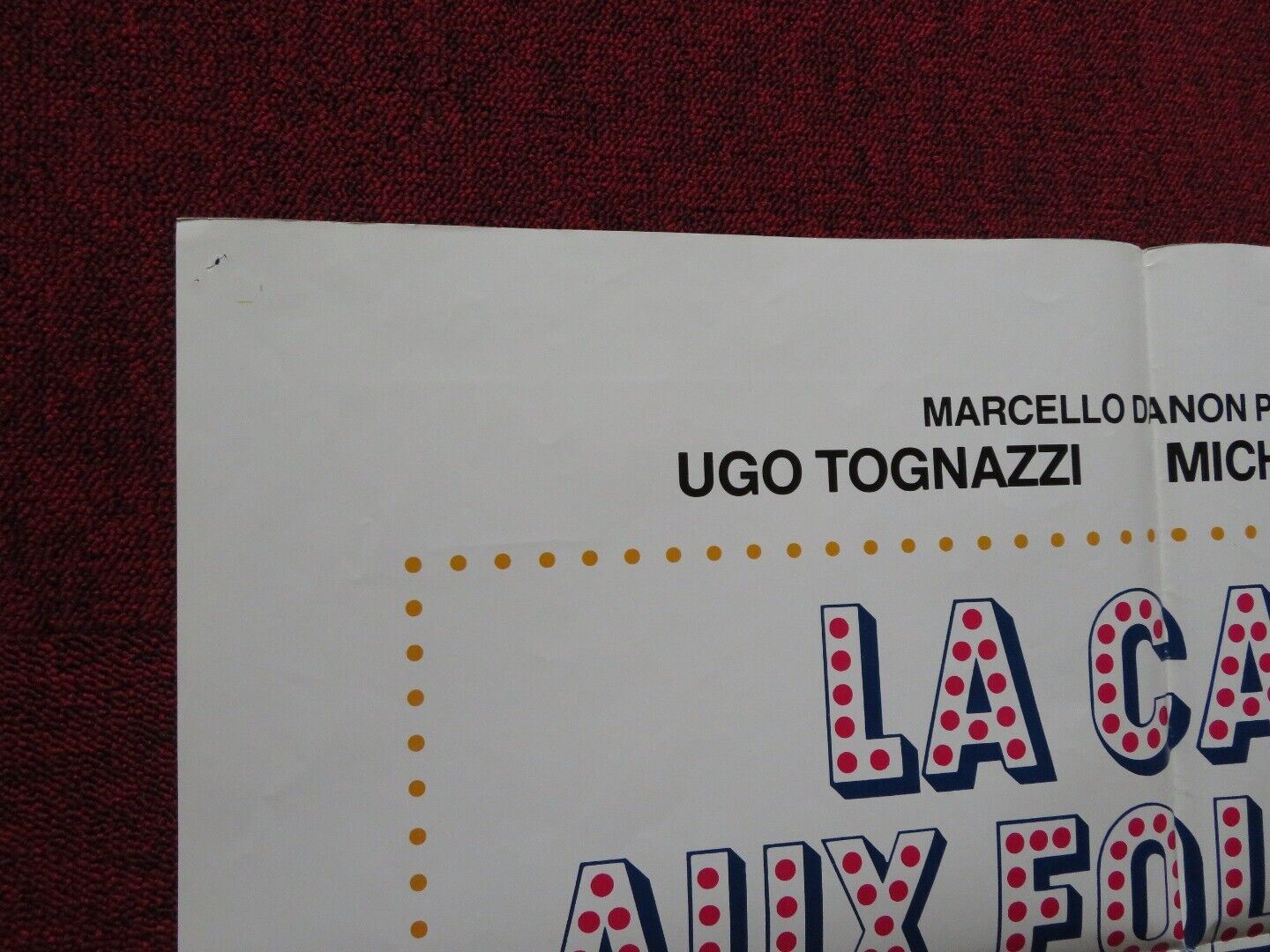 LA CAGE AUX FOLLES II FOLDED US ONE SHEET POSTER MICHEL SERRAULT U. TOGNAZZI '80 - Rendezvous Cinema