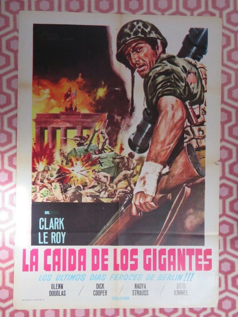 LA CAIDA DE LOS GIGANTES ITALIAN (39"x 27") POSTER 1967 Rendezvous Cinema Movie posters