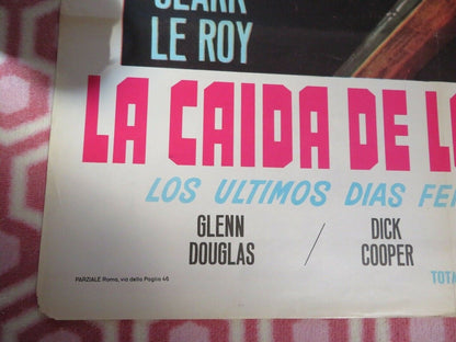 LA CAIDA DE LOS GIGANTES ITALIAN (39"x 27") POSTER 1967 Rendezvous Cinema Movie posters