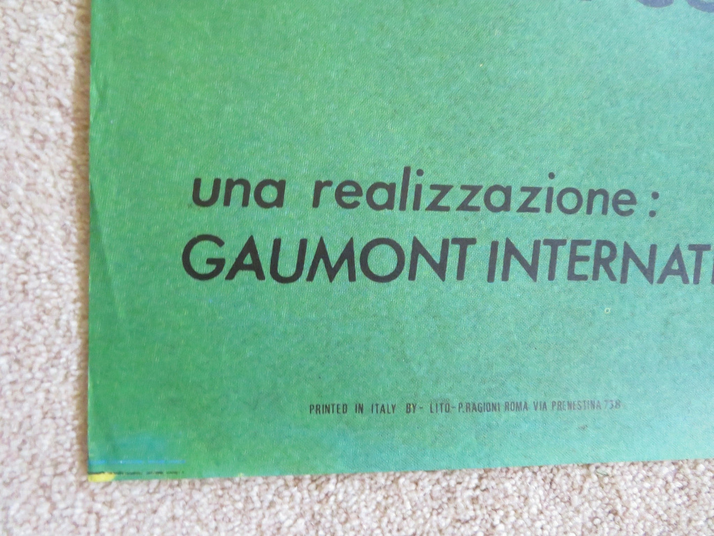 LA CAPRA / LA CHEVRE 2 ITALIAN 2 FOGLIO POSTER P.RICHARD GERARD DEPARDIEU 1981 Rendezvous Cinema Movie posters