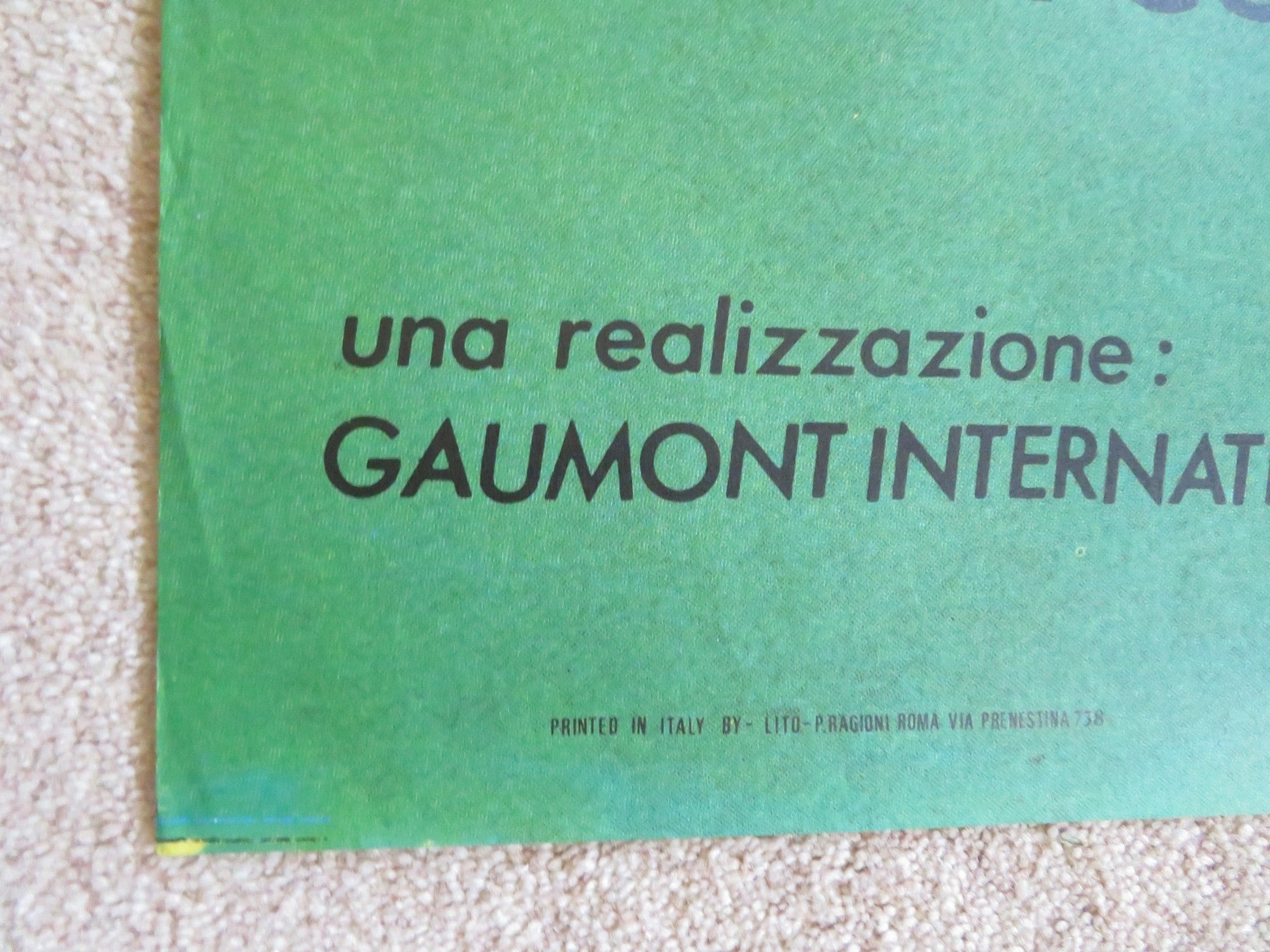 LA CAPRA / LA CHEVRE 2 ITALIAN 2 FOGLIO POSTER P.RICHARD GERARD DEPARDIEU 1981 Rendezvous Cinema Movie posters