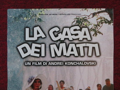 LA CASA DEI MATTI ITALIAN LOCANDINA POSTER YULIYA VYSOTSKAYA E. MIRONOV 2002 Rendezvous Cinema Movie posters