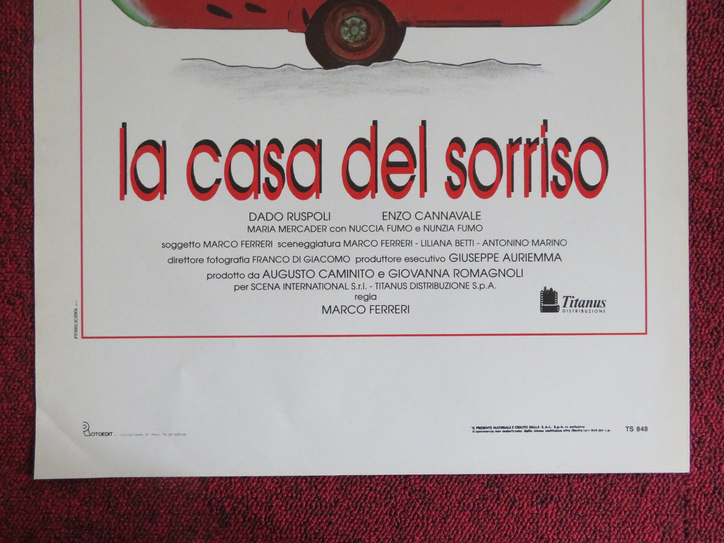 LA CASA DEL SORRISO ITALIAN LOCANDINA POSTER INGRID THULIN DADO RUSPOLI 1991 Rendezvous Cinema Movie posters