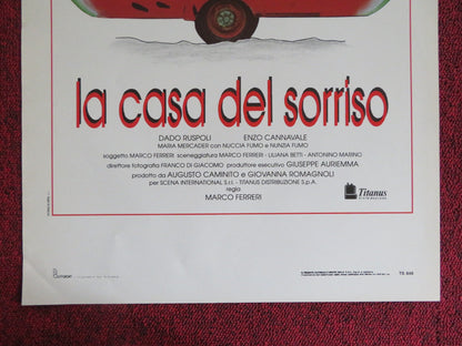 LA CASA DEL SORRISO ITALIAN LOCANDINA POSTER INGRID THULIN DADO RUSPOLI 1991 Rendezvous Cinema Movie posters