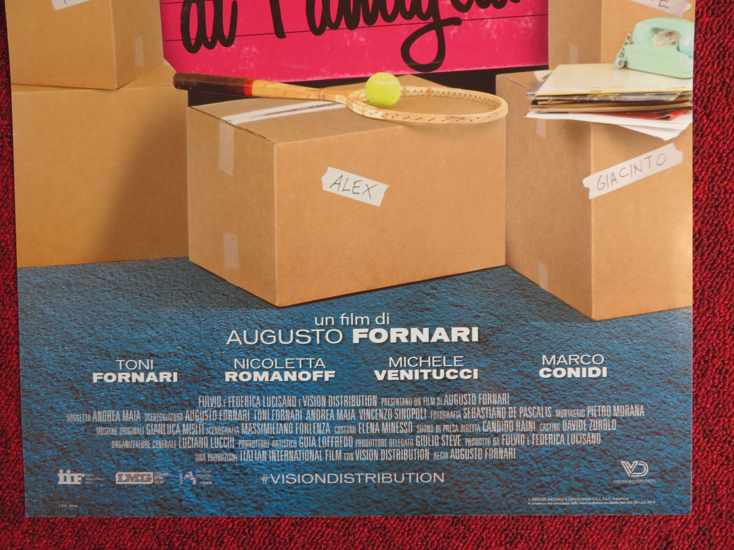 LA CASA DI FAMIGLIA ITALIAN LOCANDINA POSTER LINO GUANCIALE STEFANO FRESI 2017 Rendezvous Cinema Movie posters