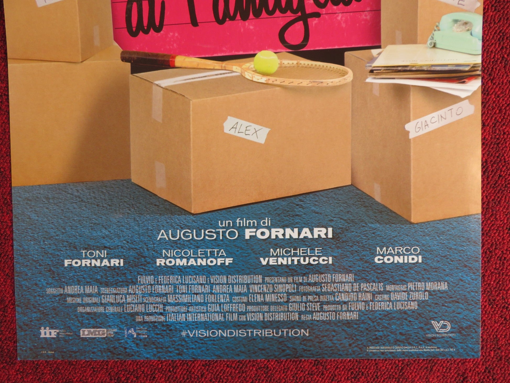 LA CASA DI FAMIGLIA ITALIAN LOCANDINA POSTER LINO GUANCIALE STEFANO FRESI 2017 Rendezvous Cinema Movie posters