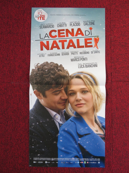LA CENA DI NATALE ITALIAN LOCANDINA POSTER RICCARDO SCAMARCIO LAURA CHIATTI 2016 Rendezvous Cinema Movie posters