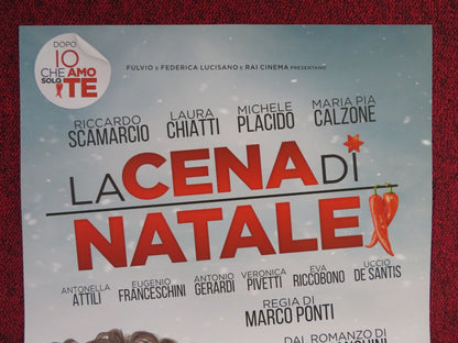 LA CENA DI NATALE ITALIAN LOCANDINA POSTER RICCARDO SCAMARCIO LAURA CHIATTI 2016 Rendezvous Cinema Movie posters
