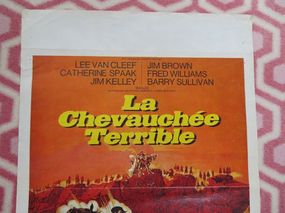 LA CHEVAUCHEE TERRIBLE/ Take a Hard Ride BELGIUM (21.5"x 14.5") POSTER 1975 Movie posters