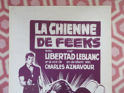 LA CHIENNE/ La perra BELGIUM (21.5"x14.5") POSTER LIBERTAD LEBLANC 1967 - Rendezvous Cinema