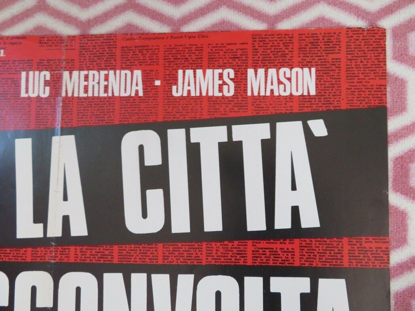 LA CITTA SCONVOLTA: CACCIA SPIETATA AI RAPITORI ITALIAN FOGLIO POSTER 1975 Movie posters