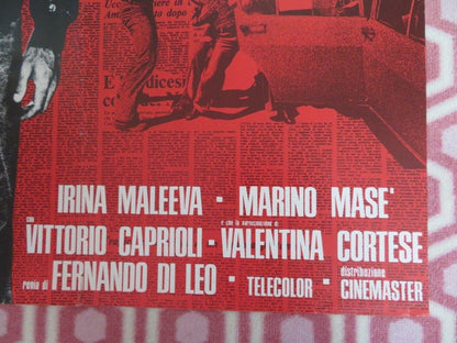 LA CITTA SCONVOLTA: CACCIA SPIETATA AI RAPITORI ITALIAN FOGLIO POSTER 1975 Movie posters