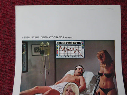 LA CLINICA DELL'AMORE ITALIAN LOCANDINA (27.5"x12") POSTER MARIO COLLI 1976 - Rendezvous Cinema