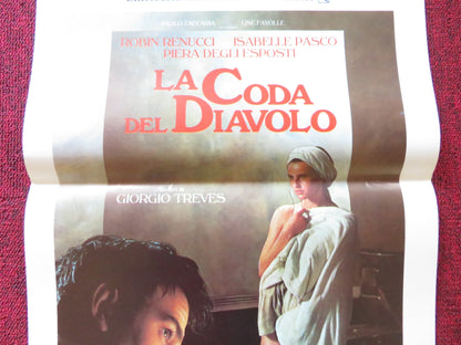 LA CODA DEL DIAVOLO ITALIAN LOCANDINA POSTER ROBIN RENUCCI ISABELLE PASCO 1986 Rendezvous Cinema Movie posters