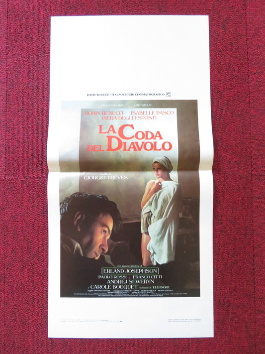 LA CODA DEL DIAVOLO ITALIAN LOCANDINA POSTER ROBIN RENUCCI ISABELLE PASCO 1986 Rendezvous Cinema Movie posters