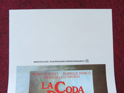 LA CODA DEL DIAVOLO ITALIAN LOCANDINA POSTER ROBIN RENUCCI ISABELLE PASCO 1986 Rendezvous Cinema Movie posters