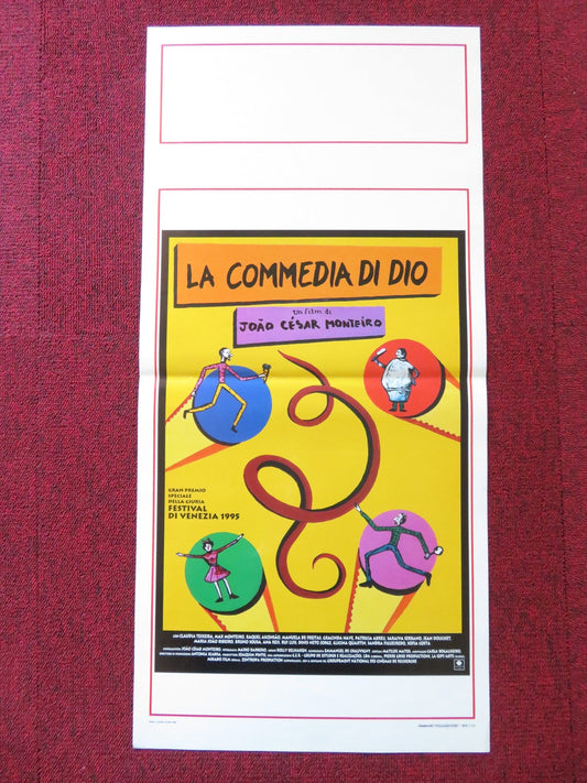 LA COMMEDIA DI DIO ITALIAN LOCANDINA POSTER CLAUDIA TEIXEIRA 1995 Rendezvous Cinema Movie posters