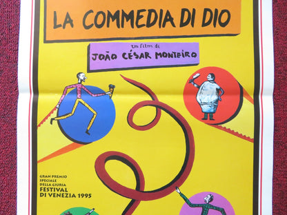 LA COMMEDIA DI DIO ITALIAN LOCANDINA POSTER CLAUDIA TEIXEIRA 1995 Rendezvous Cinema Movie posters