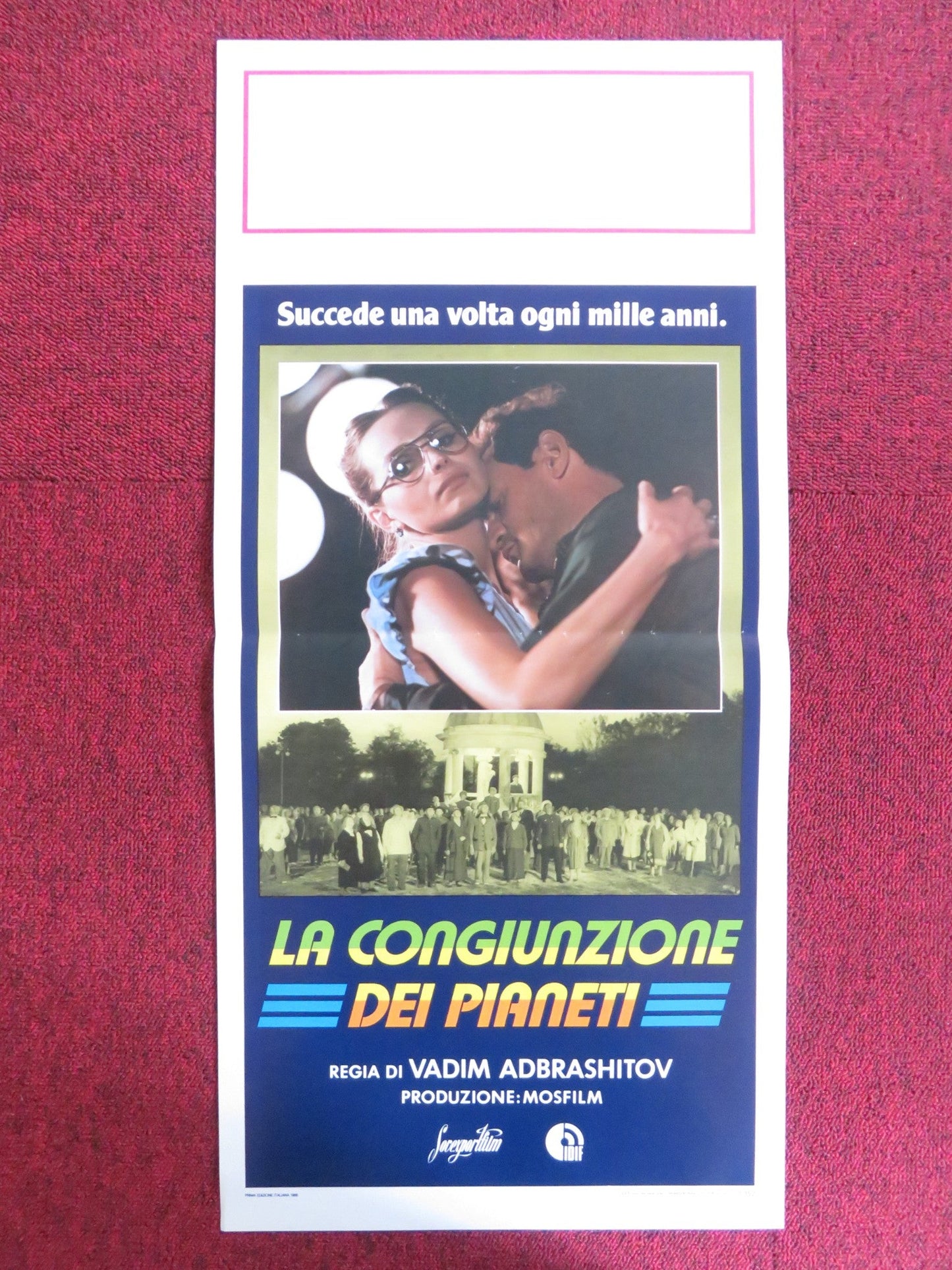 LA CONGIUNZIONE DEI PIANETI ITALIAN LOCANDINA POSTER OLEG BORISOV 1984 Rendezvous Cinema Movie posters