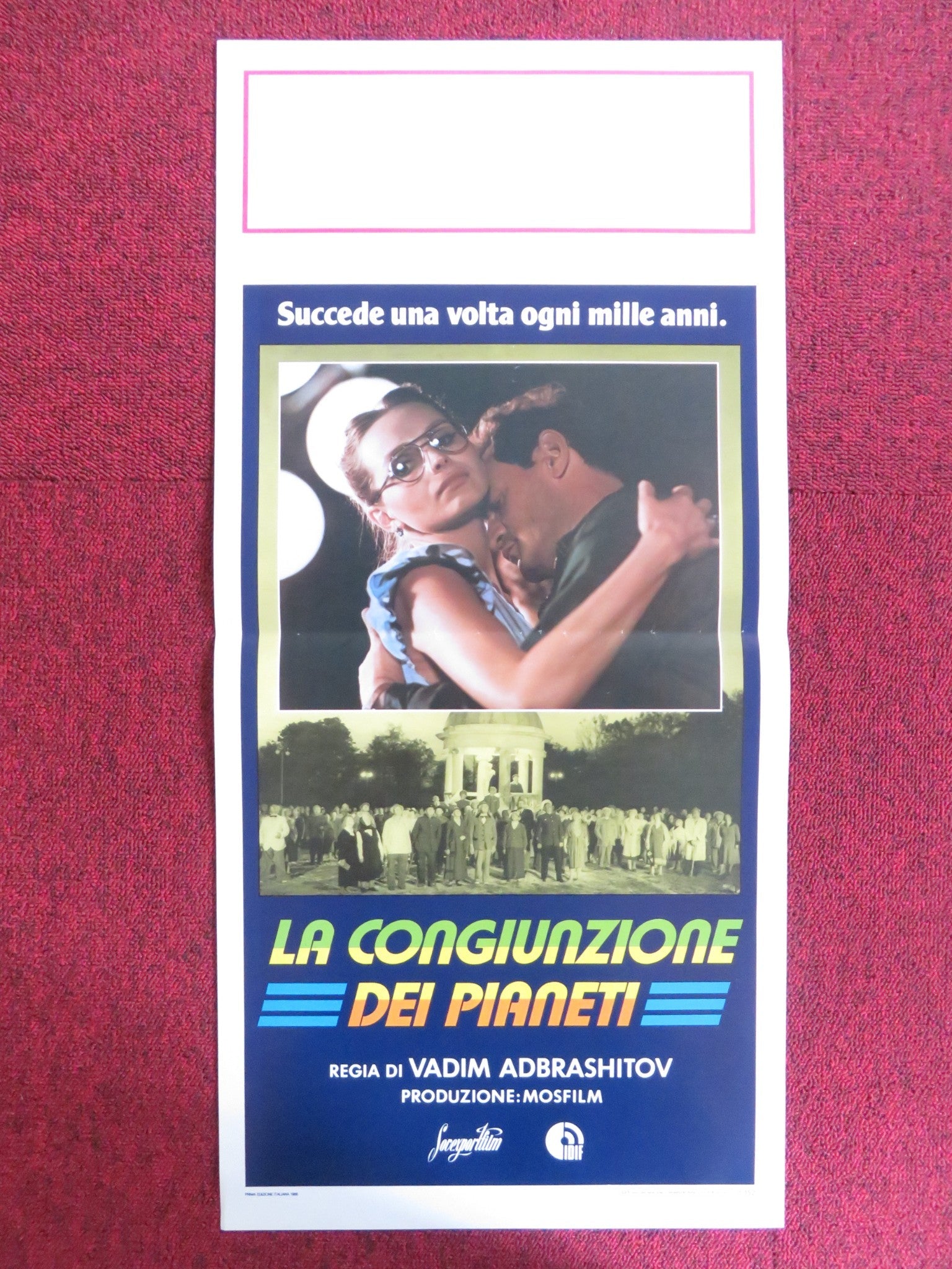 LA CONGIUNZIONE DEI PIANETI ITALIAN LOCANDINA POSTER OLEG BORISOV 1984 Rendezvous Cinema Movie posters
