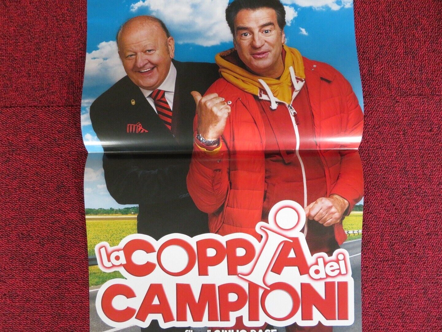 LA COPPIA DEI CAMPIONI ITALIAN LOCANDINA (26.5"x12.5") POSTER 2016 - Rendezvous Cinema