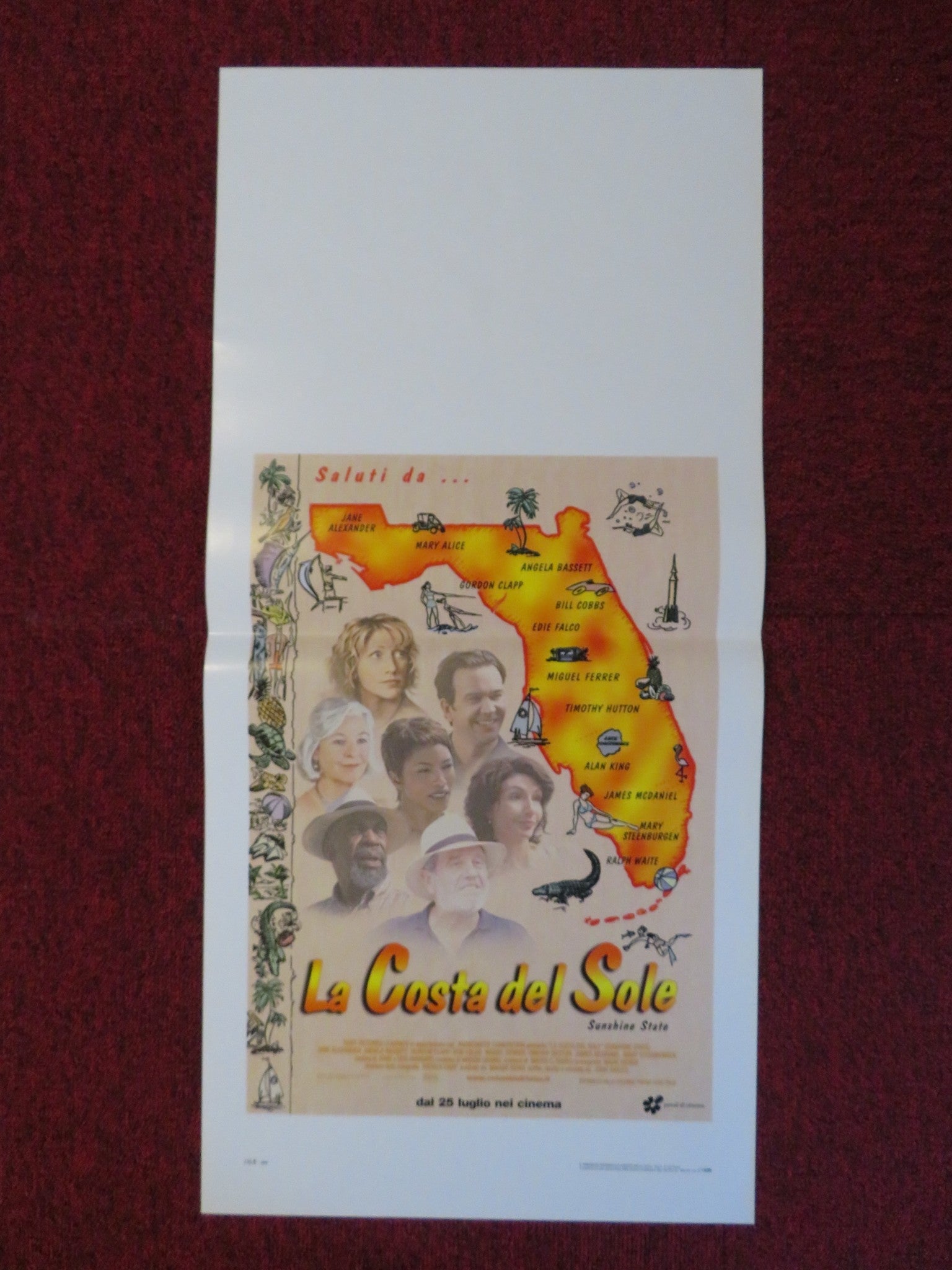 LA COSTA DEL SOLE ITALIAN LOCANDINA POSTER ANGELA BASSETT 2002 Rendezvous Cinema Movie posters