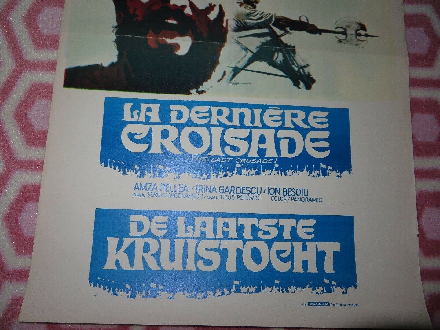 LA DERNIERE CROISASE/ THE LAST CRUSADE BELGIUM (21.5"x 14.5") POSTER AMZA PELLEA - Rendezvous Cinema