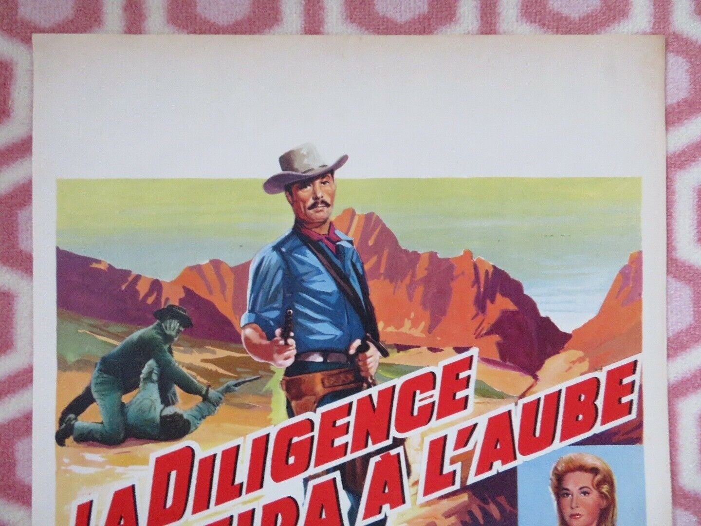 LA DILIGENCE PARTIRA A L'AUBE/STAGE TO THUNDER ROCK BELGIUM POSTER 1964 Movie posters