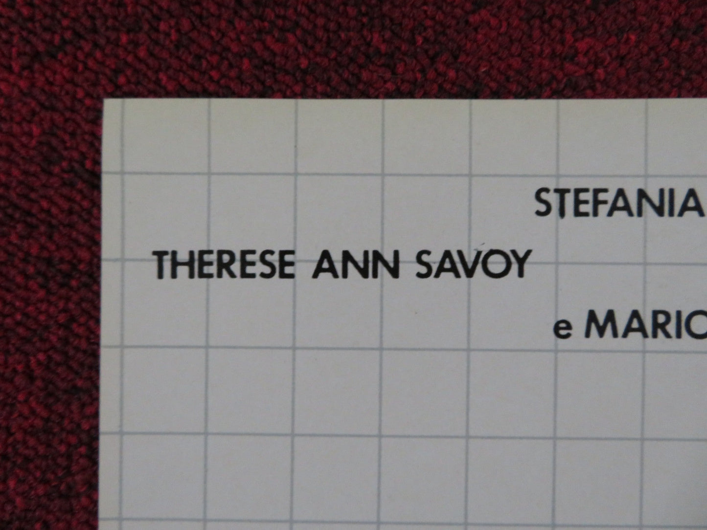 LA DISUBBIDIENZA - A ITALIAN FOTOBUSTA POSTER STEFANIA SANDRELLI M. ADORF 1981 Rendezvous Cinema Movie posters