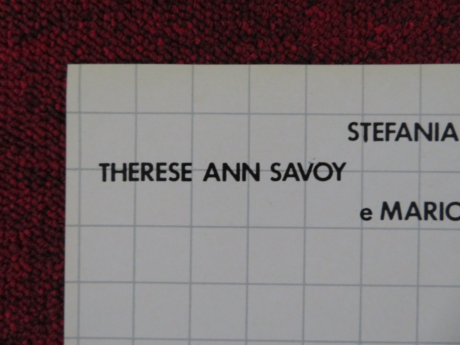 LA DISUBBIDIENZA - A ITALIAN FOTOBUSTA POSTER STEFANIA SANDRELLI M. ADORF 1981 Rendezvous Cinema Movie posters