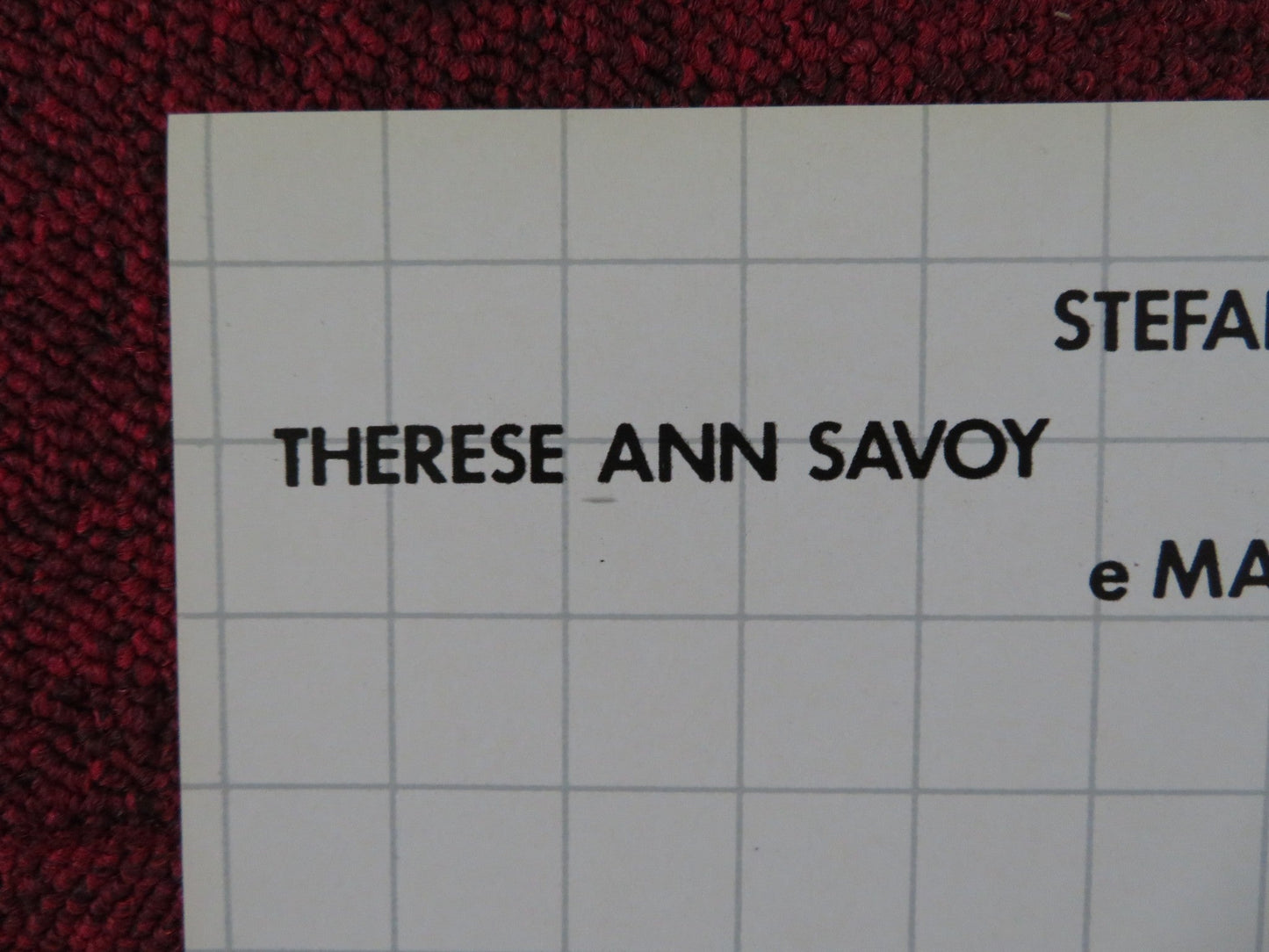 LA DISUBBIDIENZA - B ITALIAN FOTOBUSTA POSTER STEFANIA SANDRELLI M. ADORF 1981 Rendezvous Cinema Movie posters