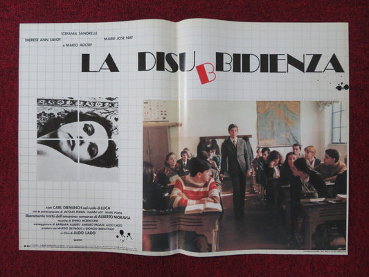 LA DISUBBIDIENZA - C ITALIAN FOTOBUSTA POSTER STEFANIA SANDRELLI M. ADORF 1981 Rendezvous Cinema Movie posters