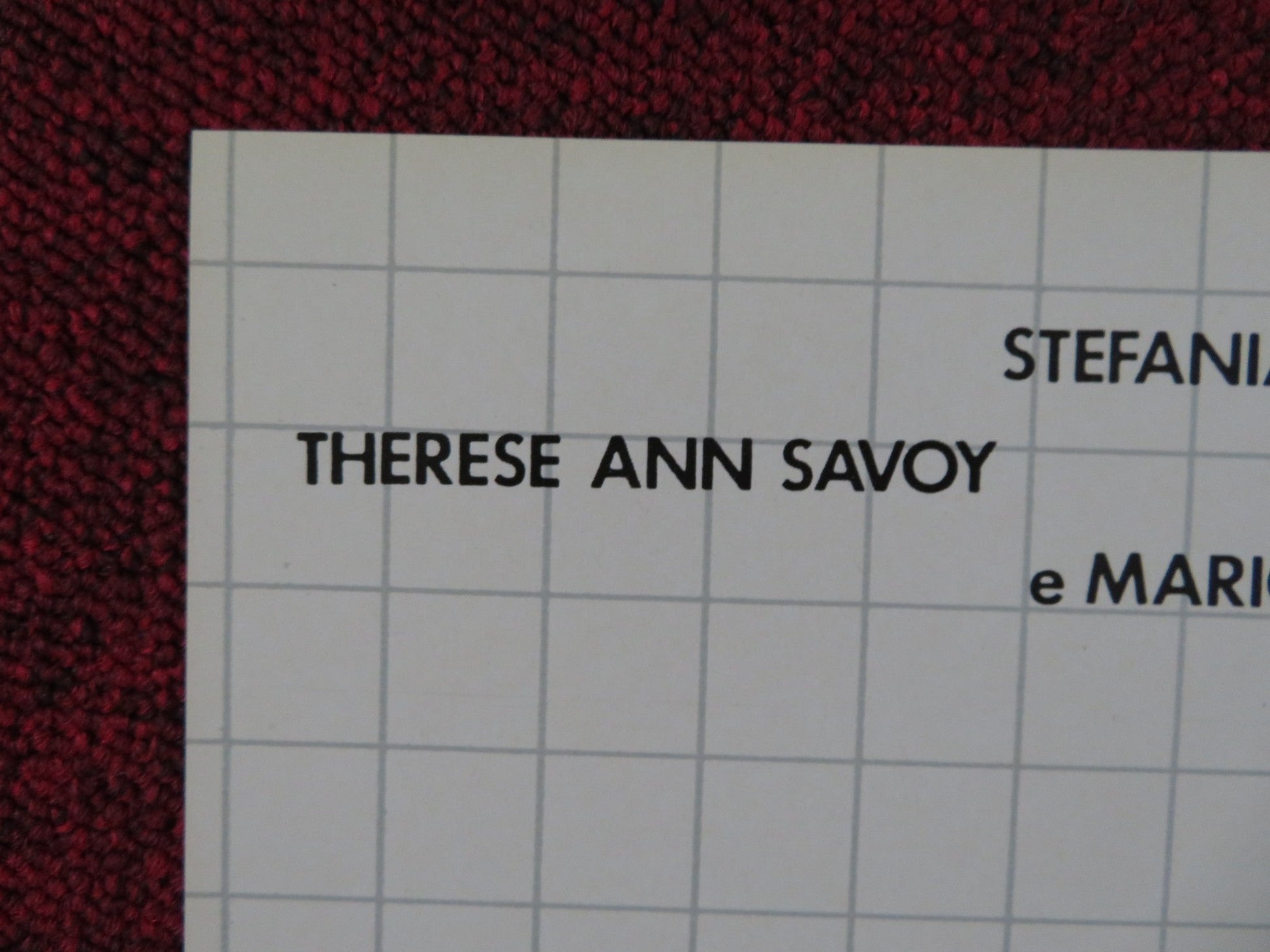 LA DISUBBIDIENZA - C ITALIAN FOTOBUSTA POSTER STEFANIA SANDRELLI M. ADORF 1981 Rendezvous Cinema Movie posters