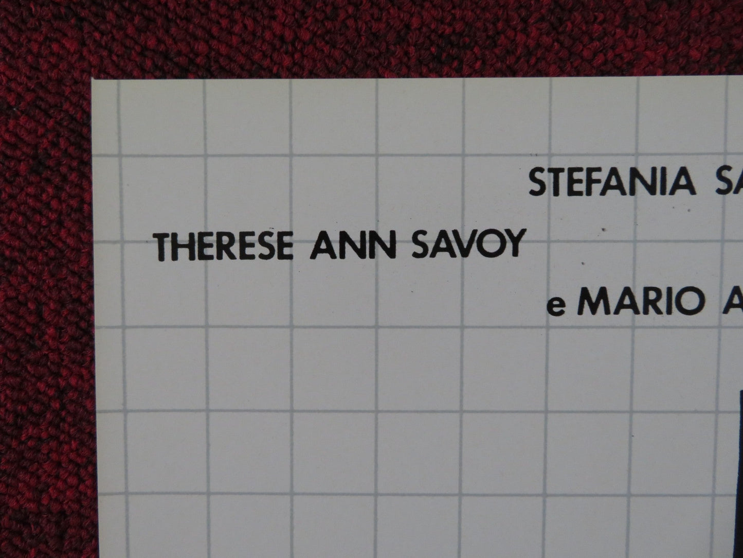 LA DISUBBIDIENZA - D ITALIAN FOTOBUSTA POSTER STEFANIA SANDRELLI M. ADORF 1981 Rendezvous Cinema Movie posters