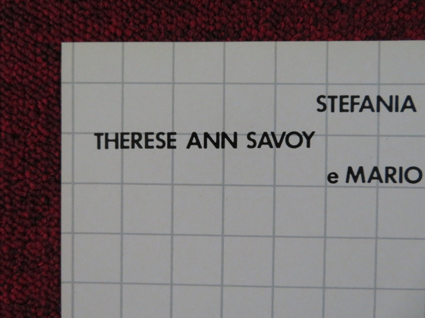 LA DISUBBIDIENZA - E ITALIAN FOTOBUSTA POSTER STEFANIA SANDRELLI M. ADORF 1981 Rendezvous Cinema Movie posters