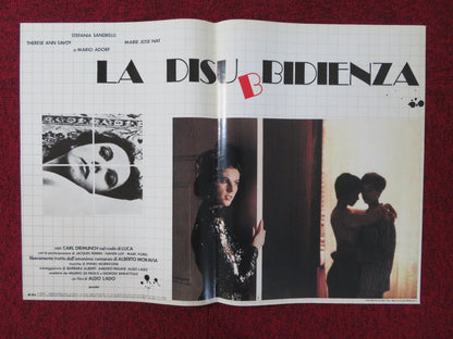 LA DISUBBIDIENZA - E ITALIAN FOTOBUSTA POSTER STEFANIA SANDRELLI M. ADORF 1981 Rendezvous Cinema Movie posters