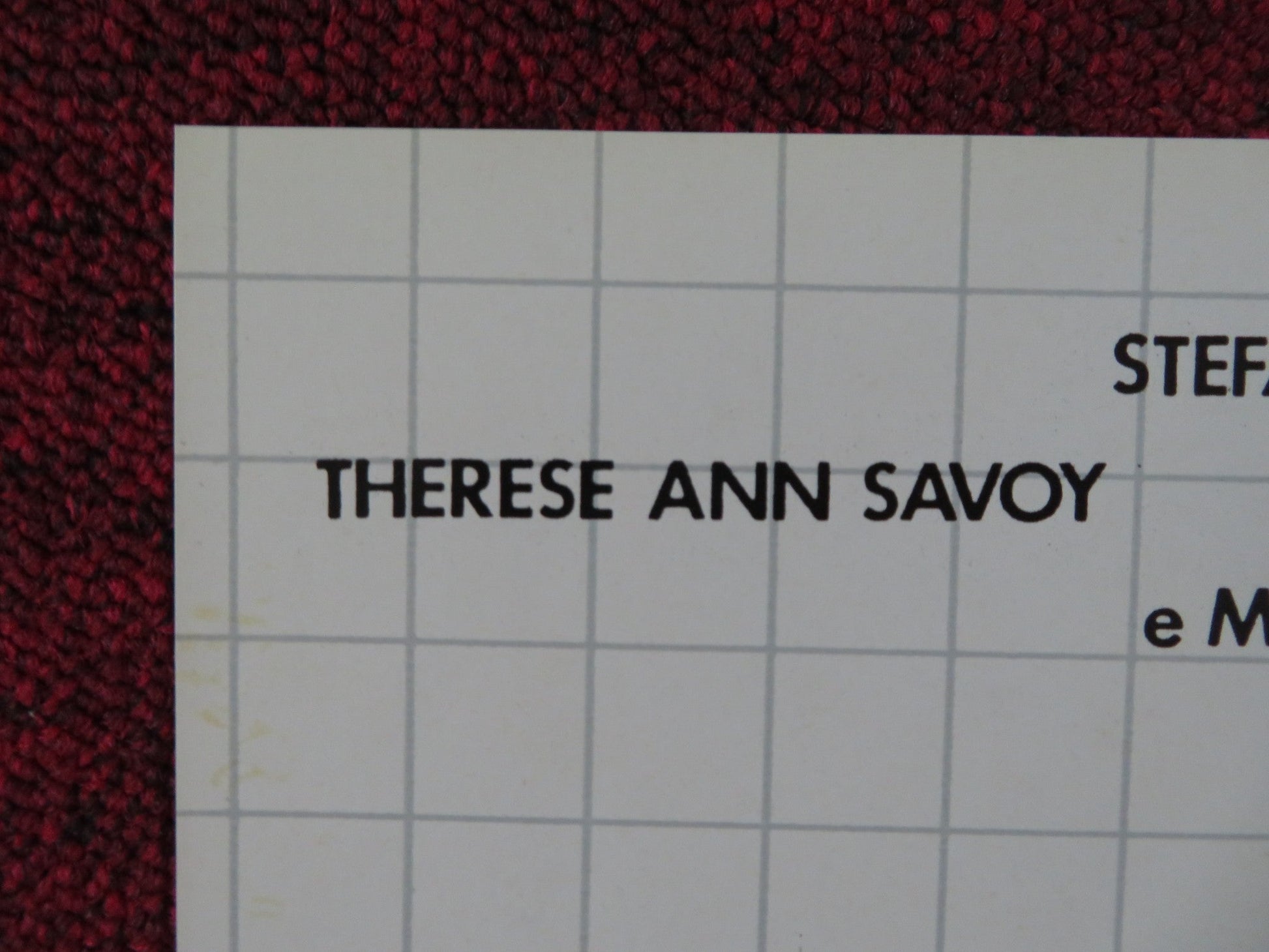 LA DISUBBIDIENZA - F ITALIAN FOTOBUSTA POSTER STEFANIA SANDRELLI M. ADORF 1981 Rendezvous Cinema Movie posters