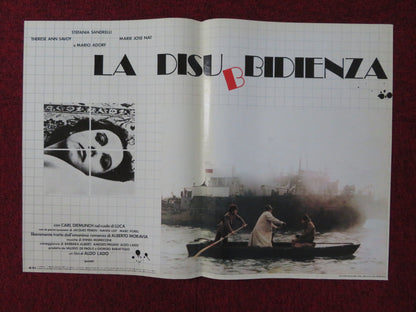 LA DISUBBIDIENZA - F ITALIAN FOTOBUSTA POSTER STEFANIA SANDRELLI M. ADORF 1981 Rendezvous Cinema Movie posters
