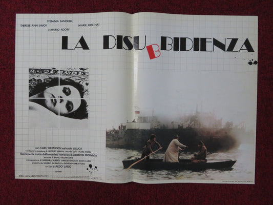 LA DISUBBIDIENZA - F ITALIAN FOTOBUSTA POSTER STEFANIA SANDRELLI M. ADORF 1981 Rendezvous Cinema Movie posters