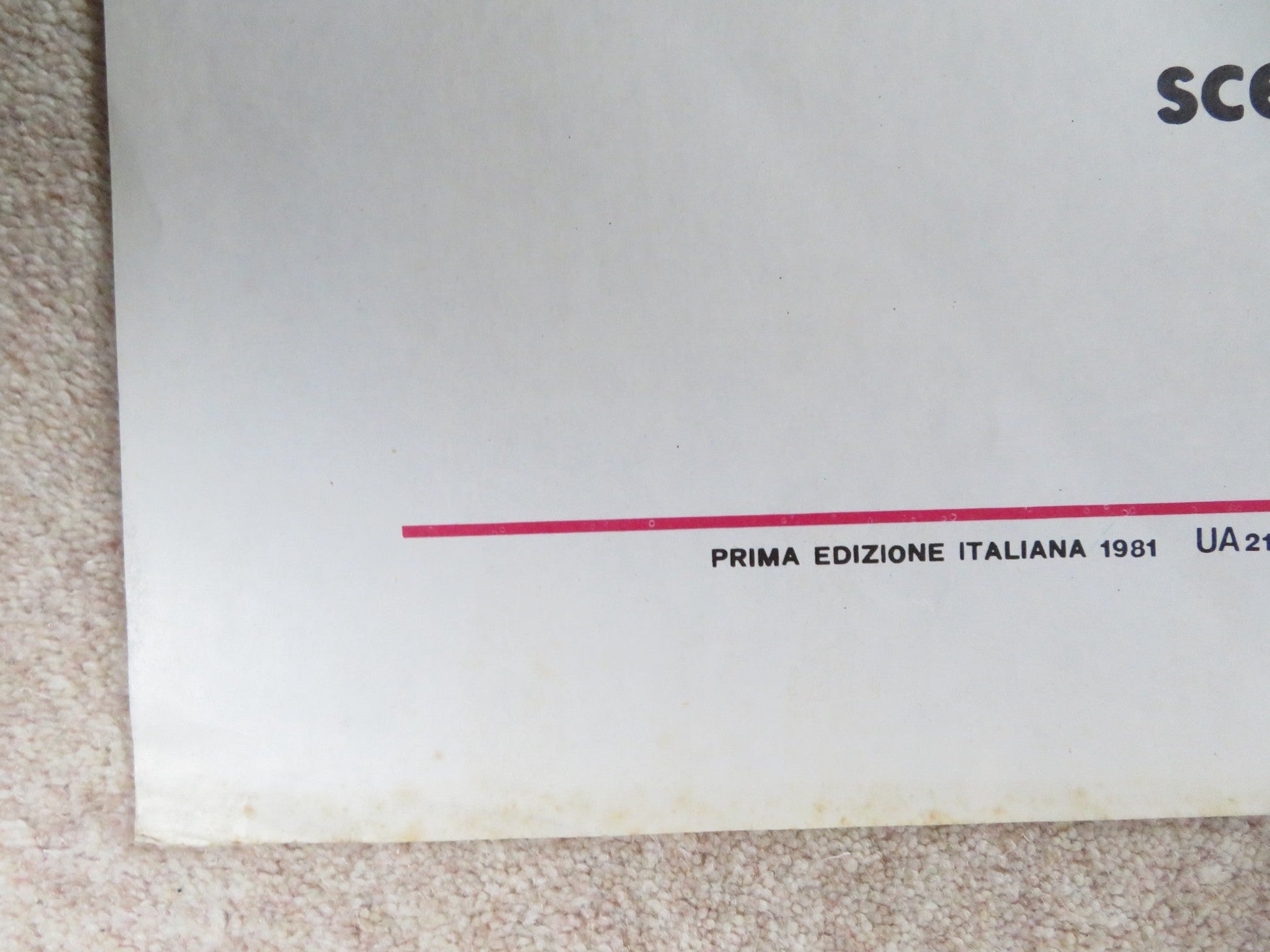 LA DISUBBIDIENZA ITALIAN 2 FOGLIO POSTER STEFANIA SANDRELLI MARIO ADOF 1981 Rendezvous Cinema Movie posters