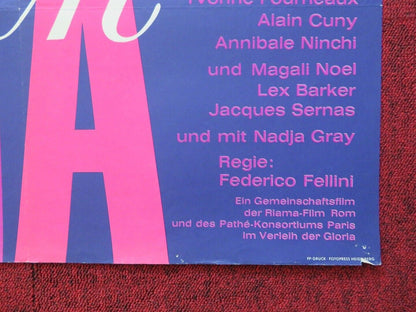 LA DOLCE VITA / THE SWEET LIFE GERMAN A1 ROLLED POSTER M. MASTROIANNI A.EKBERG - Rendezvous Cinema
