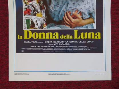 LA DONNA DELLA LUNA ITALIAN LOCANDINA (27.5"x13") POSTER GRETA SCACCHI 1988 Rendezvous Cinema Movie posters